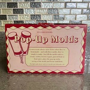 Williams Sonoma Ice Pop Mold set of 6